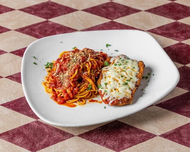 Chicken Parmigiana.