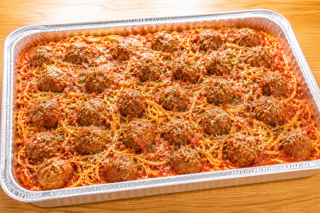 Spaghetti Meatballs Red Sauce.