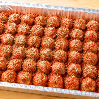 Homemade Meatball Tray