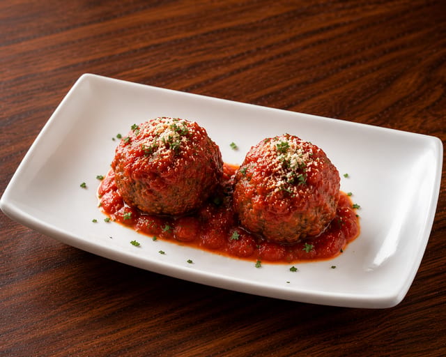 Homemade Meatballs.