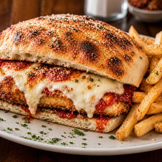 Chicken Parmigiana Sandwich (Halal)